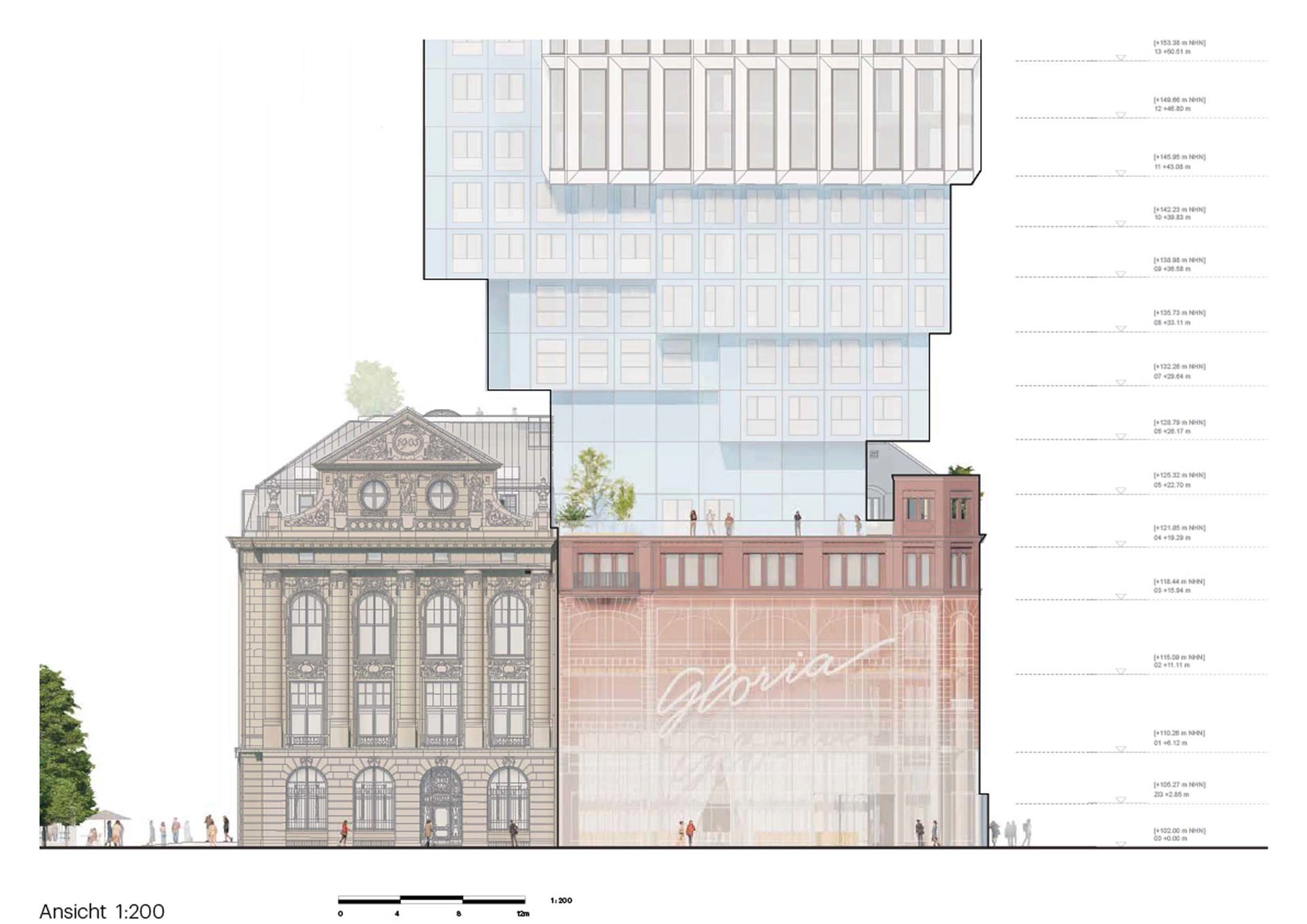 MVRDV - Gloria Tower Frankfurt