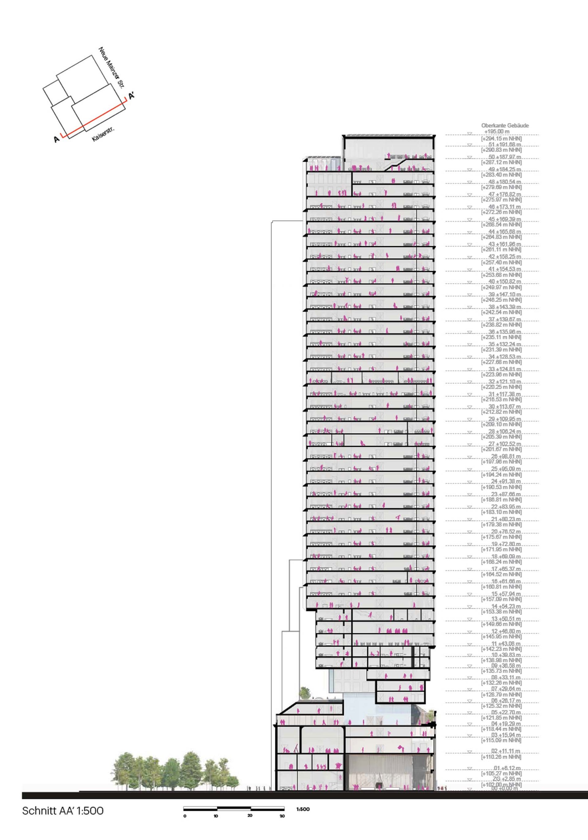 MVRDV - Gloria Tower Frankfurt