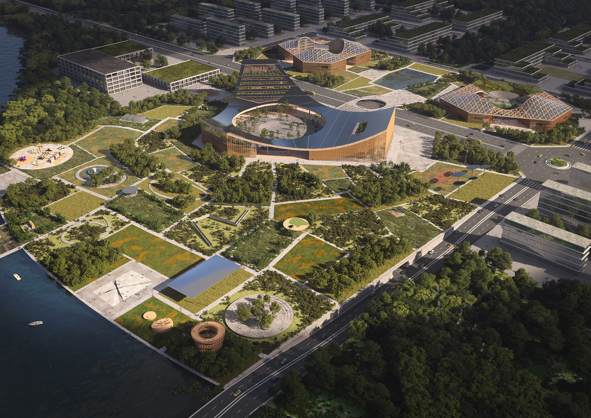 MVRDV - Pujiang Peaks