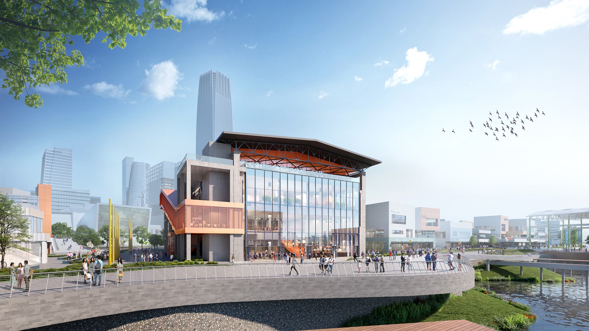 Experience The Future Endow The Vestige Mvrdvs Gate M West Bund Center - i3ihhk1