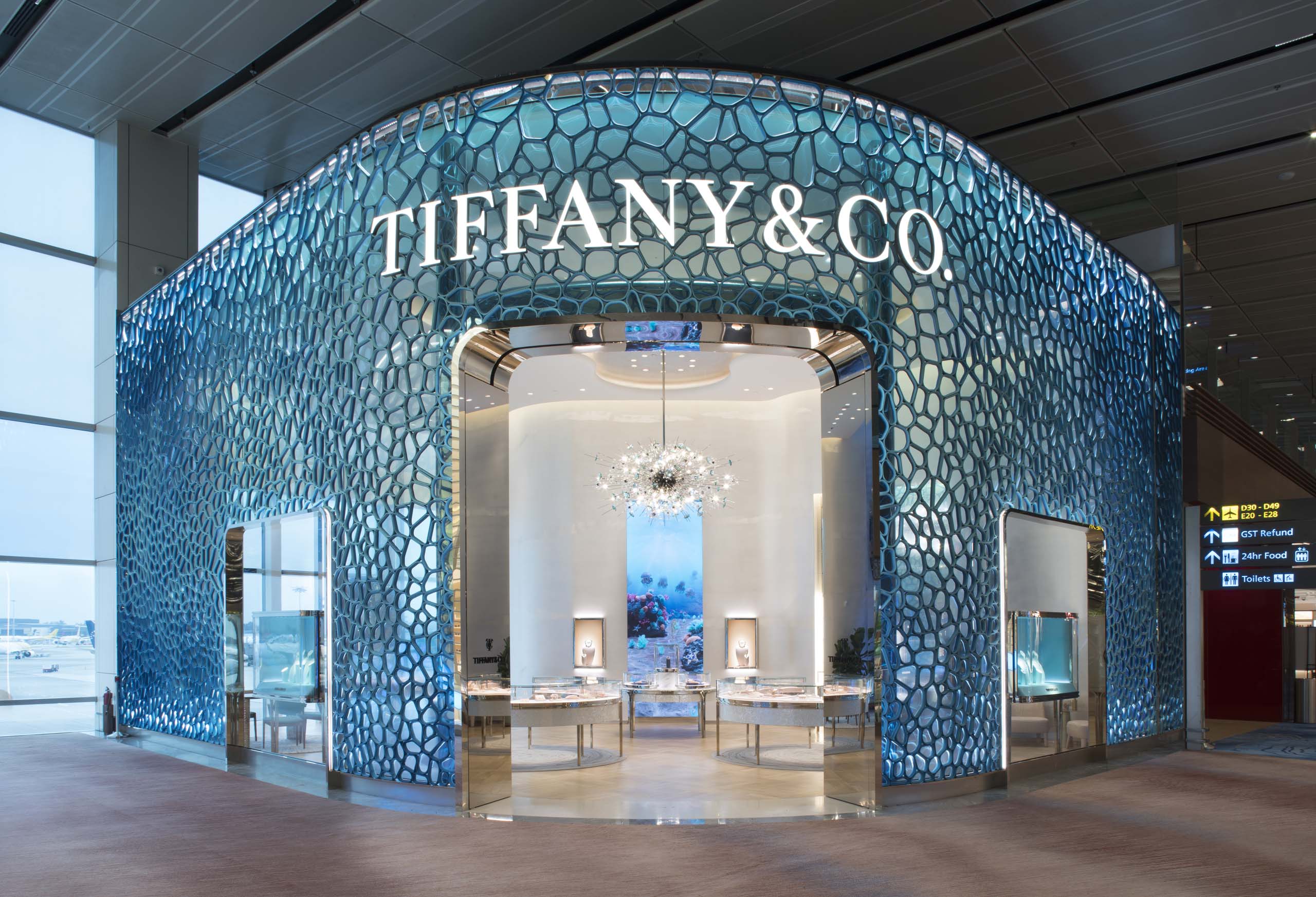 Tiffany & Co. Return to Mini Double Heart Necklace Enamel Blue Pendant  Silver | eBay