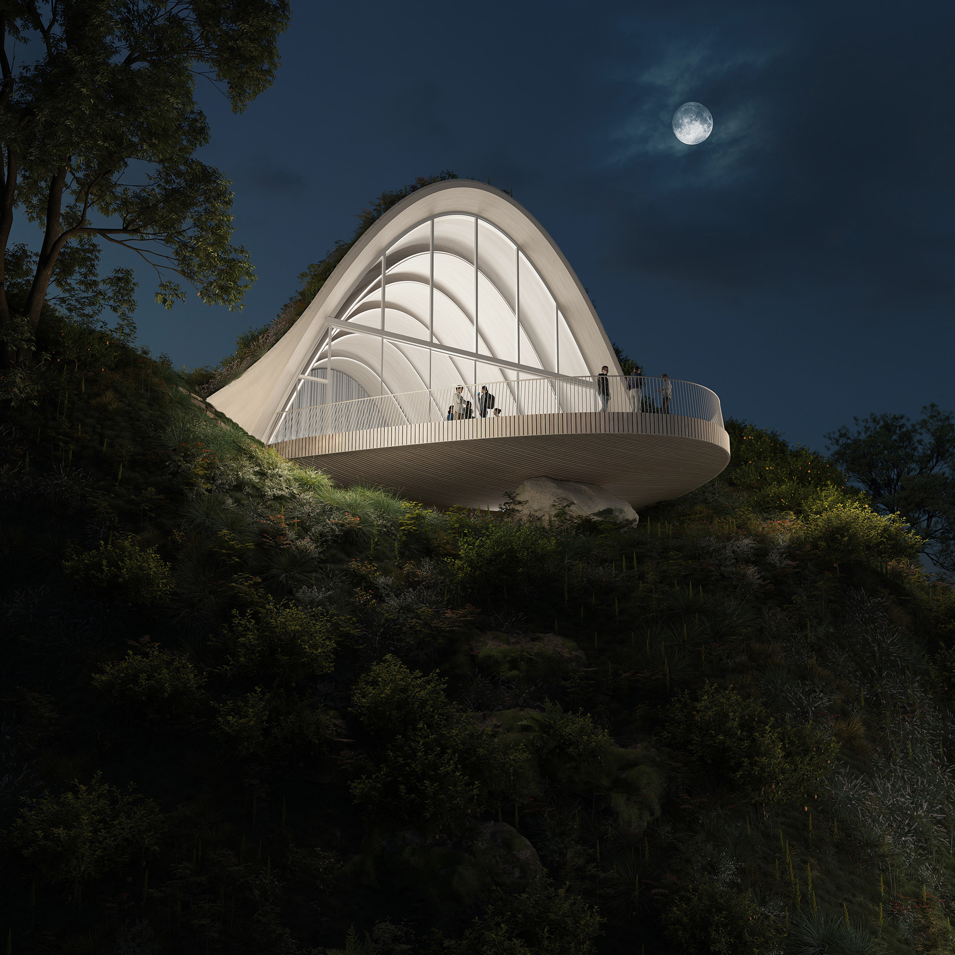 Viewing platform Route concept